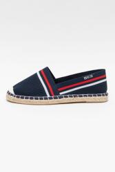 Big Star Big Star, Hálós anyagú espadrille kontrasztos részletekkel, Tengerészkék/Piros/Fehér, 38 (HH274483-NAVY-38)