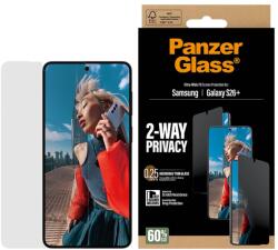 Panzer Стъклен протектор PanzerGlass за Samsung Galaxy S26 Plus, 2-Way Privacy, Ultra-Wide Fit w. EasyAligner