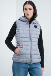 Geo Norway Geo Norway, Annecy kapucnis mellény oldalzsebekkel, Fekete, L (ANNECY-VEST-HOOD-EO-NEW-LADY-096-LIGHT-GREY-L)