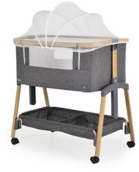 Cangaroo Amo babaágy-babaöböl 7 poziciós, szúnyoghálóval, tároló kosárral sötétszürke