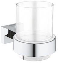 Grohe Essentials Cube pohár + tartó (GR-40755001)