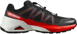 Salomon Speedcross Peak Black/Asphalt/Fiery Red Férfi futócipő UK 8, 5 Férfi futócipő