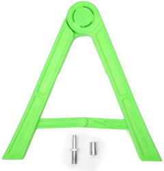 Roy Suport cric lateral tip agrafa pentru cross-enduro, culoare verde (00001500)