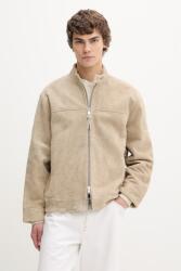 AllSaints jachetă scurtă pentru bărbați, din piele întoarsă FELIX PPY2-KUM0CU_80X (M018LE)