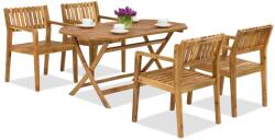 Garden Point Fából készült Laos/Timor 4 kerti bútorok Garden Point (GAP148_4xGAP353)
