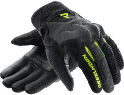 Rebelhorn Mănuși de motocicletă pentru femei Rebelhorn Core negru-gri-galben fluo (PBRH-CORE-GLV-WOMEN-27)