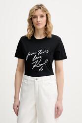 Karl Lagerfeld tricou pentru femei, din bumbac PPY2-TSD1KU_99X (B2W17104)