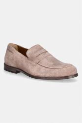 Fly London mocasini pentru bărbați nubuc CHUV073FLY PPY2-OBM1FL_80X