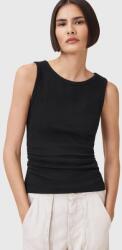 AllSaints top pentru femei din bumbac cu elastan KATARINA 9BYA-BDD02O_99X (W192JC)