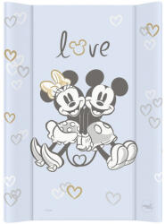 CEBA BABY Pelenkázó alátét merev lappal COMFORT (50x70) Disney Minnie & Mickey Blue