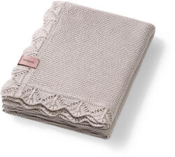 BABYONO Deka pletená bambusová Beige 75 x 100 cm