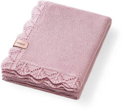 BABYONO Deka pletená bambusová Pink 75 x 100 cm