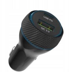 ADAM elements OMNIA C1+ USB-C Autós Gyorstöltő - 45 W (AEAPAADC1PBK) (AEAPAADC1PBK)