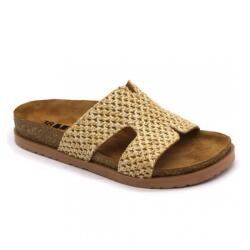 LEON 7031 LEON Comfort női bőr papucs (LEON7040-bézs40)