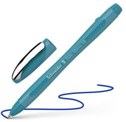 Schneider Golyóstoll, 0, 7 mm, kupakos, SCHNEIDER "Slider Memo XB", pávakék (150213) - nyomtassingyen