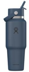 Hydro Flask 32 OZ WIDE FLEX STRAW TRAVEL BOTTLE Termos Harbor Blue