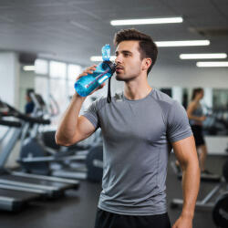 Family Sport kulacs (műanyag, átlátszó, 600 ml, 3 színben) (57211)