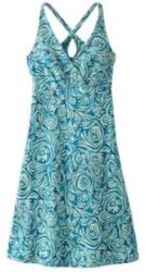 Patagonia Amber Dawn Dress Women Rochie Earthen: Thin Ice M