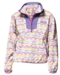 Columbia Sequoia Grove Printed Half Zip Women Hanorac Sea Salt, Horizons 125 L
