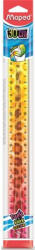 Maped Vonalzó, műanyag, törhetetlen, 30 cm, MAPED `Twist N` Flex Decor Animals`, vegyes színek (279322) - nyomtassingyen