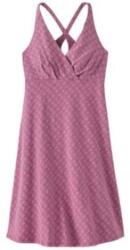 Patagonia Amber Dawn Dress Women Rochie Future Flowers: Faded Magenta L