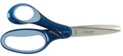 Fiskars Olló, iskolai, 18 cm, balkezes, FISKARS, csillámos kék (1067862) - nyomtassingyen