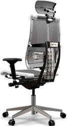 METTA Irodai szék YOGA 4D Free2, világos szürke-fehér