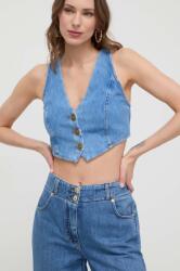 Twinset farmer mellény - kék 40