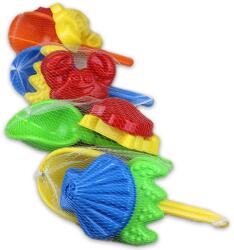 Wader : Homokozó lapát 2 formával műanyag vegyes színben (71240) (71240)