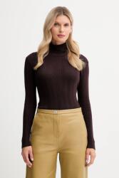 Sessun pulóver kasmír keverékből - barna XS