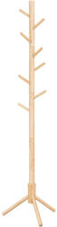 VASAGLE Álló ruhafogas fa 8 akasztóval, natúr (RCR004N01)