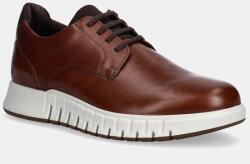 Ecco bőr sportcipő Gruuv Studio Derby - barna Férfi 40