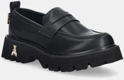 Patrizia Pepe gyerek bőrmokaszin - fekete 40