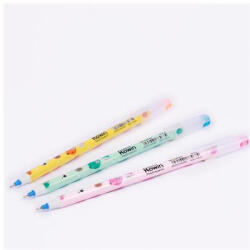 FlexOffice Golyóstoll, 0, 3 mm, kupakos, FLEXOFFICE "Rowin", kék (FO-063) - mystock