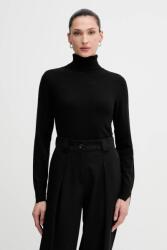 Sisley gyapjúkeverék pulóver - fekete S - answear - 17 190 Ft