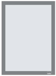 Nobo Posztertábla, fali, A4 méret, műanyag keret, 2 db, NOBO, ezüst (1915696) - tonerpiac