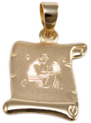 Ékszershop Vízöntő arany lapmedál (1331977)