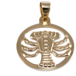 Ékszershop Rák kerek arany medál (1331969)