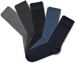 Tchibo - 5 pár zokni - férfi - méret 41-43 - kék