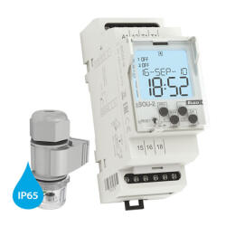 ELKO EP Hungary ELKOEP SOU-2/230V Alkonykapcsoló digitális kapcsolóórával, érzékelővel (8234)