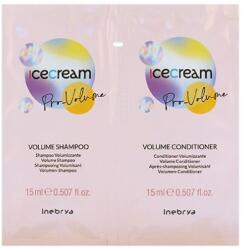 Inebrya Ice Cream Pro-Volume șampon 15ml + Volume balsam 15ml (42549)