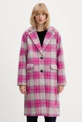 Desigual baba gyapjúkeverék pulóver PINKCHECK - rózsaszín L