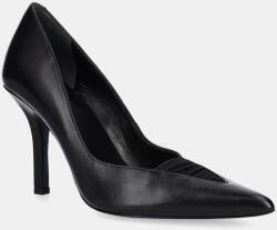 Patrizia Pepe bőr tűsarkú - fekete Női 41