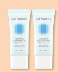 Cell Fusion C Cremă pentru protecție solară Aquatica Sunscreen 100 SPF 50 - 35 ml * 2 buc