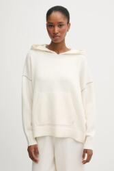 Calvin Klein gyapjúkeverék pulóver - bézs S