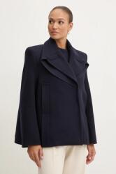 Victoria Beckham gyapjúkabát - sötétkék 36