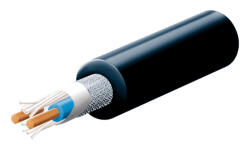Somogyi Elektronic MC 625/BK mikrofonkábel, 2 ér, 0, 35 mm2, fekete, 50 m/ tekercs
