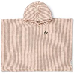 LIEWOOD gyerek pamut törölköző Paco Poncho Embroidery - narancssárga 1-2 éves