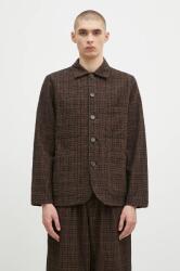 Universal Works gyapjú ing - zöld L