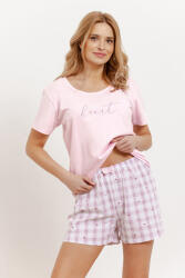 Taro Arabella női pizsama, rózsaszín, rövid, L
